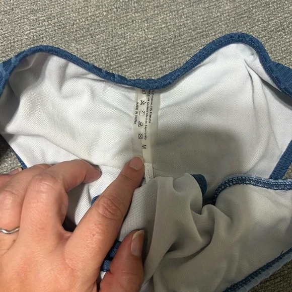 SHEIN blue Two-Tone Women's Bikini Set medium - Picture 2 of 7